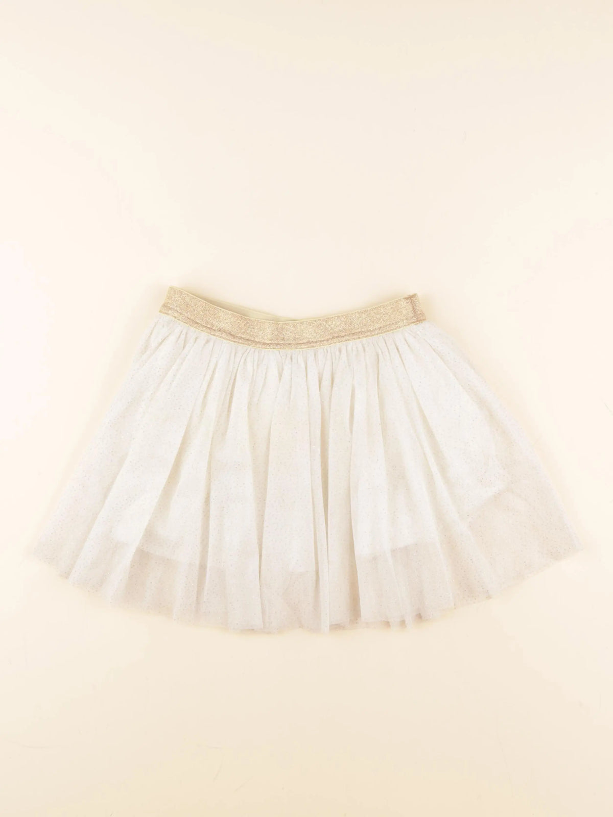 Petit Bateau - jupe beige, or - 8 ans