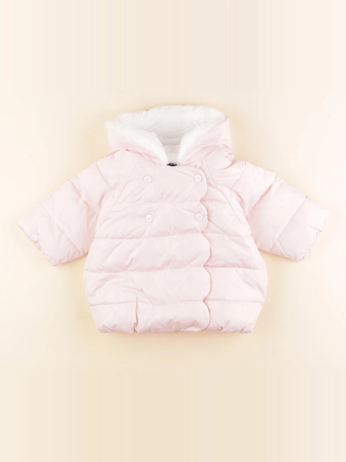Jacadi - doudoune rose - 12 mois