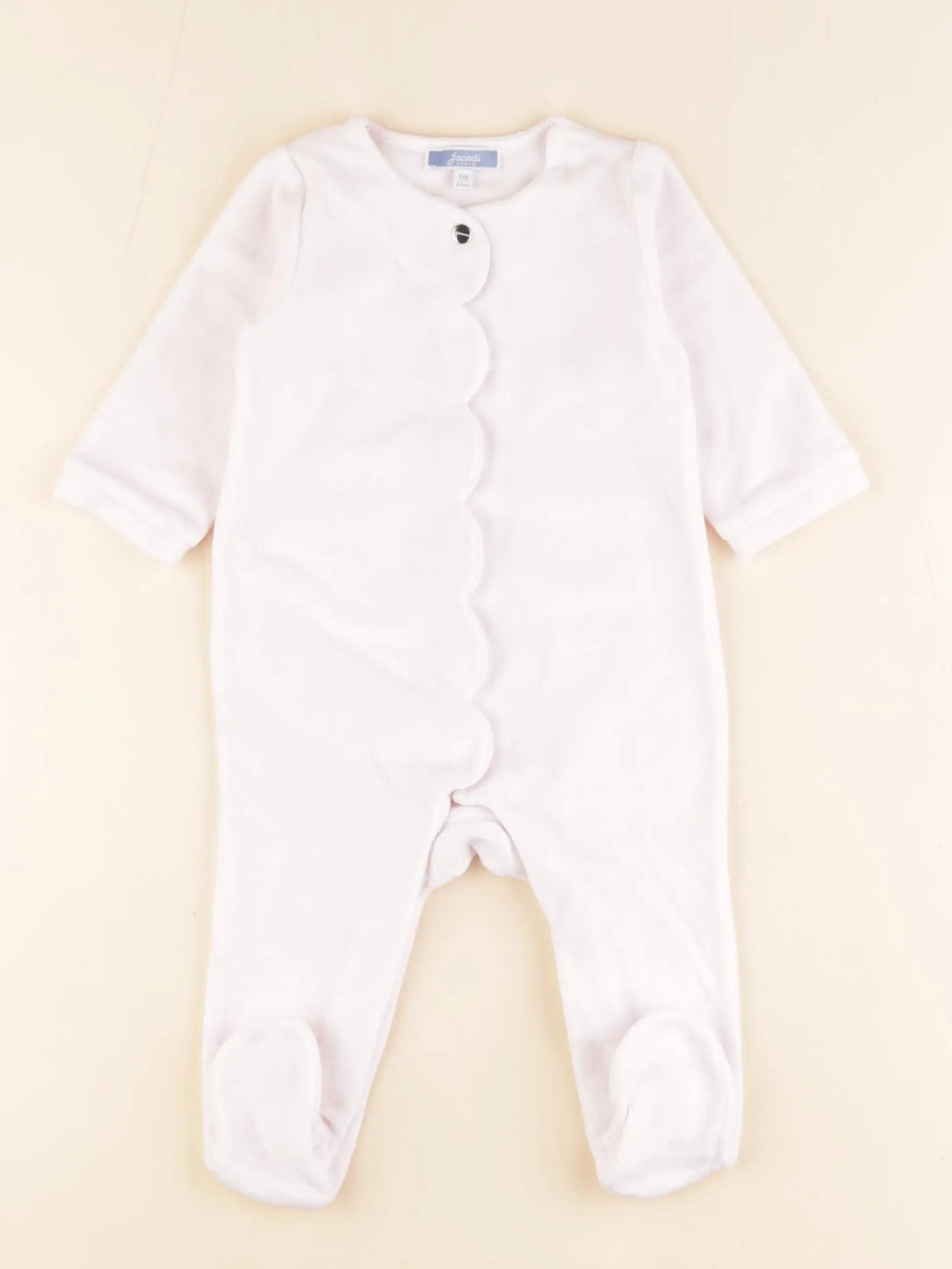Jacadi - pyjama velours rose - 6 mois