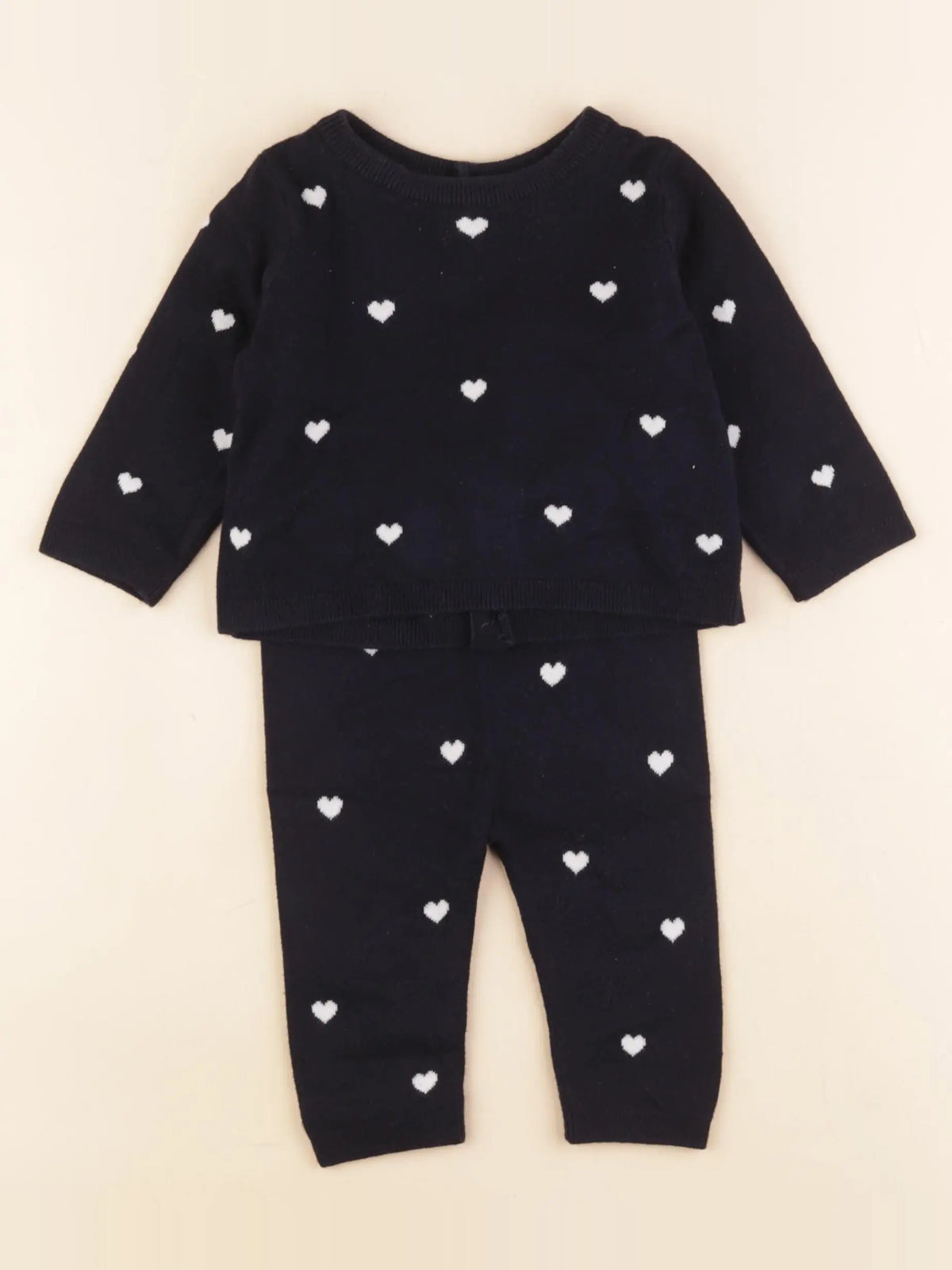 Jacadi - ensemble bleu - 6 mois