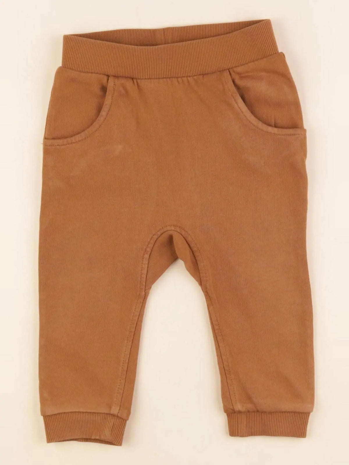 H&M - jogging marron - 9/12 mois