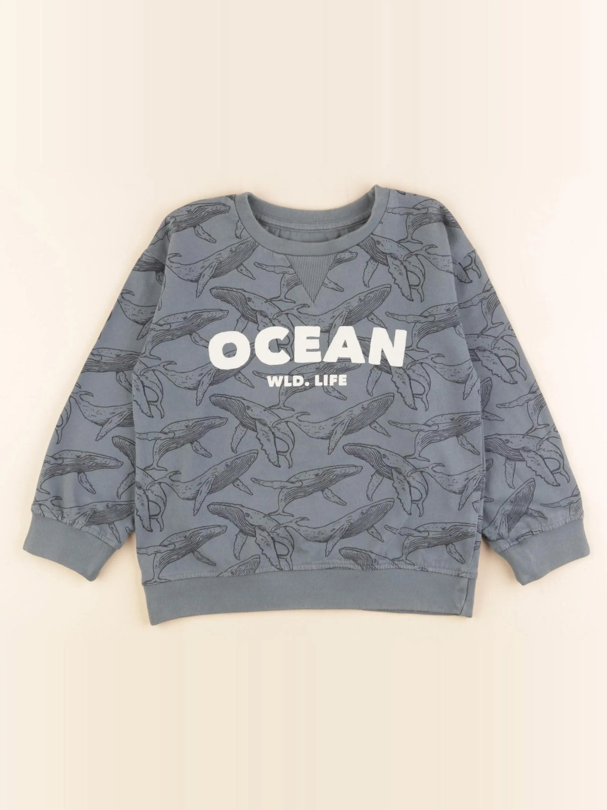 Vertbaudet - sweat vert - 6 ans