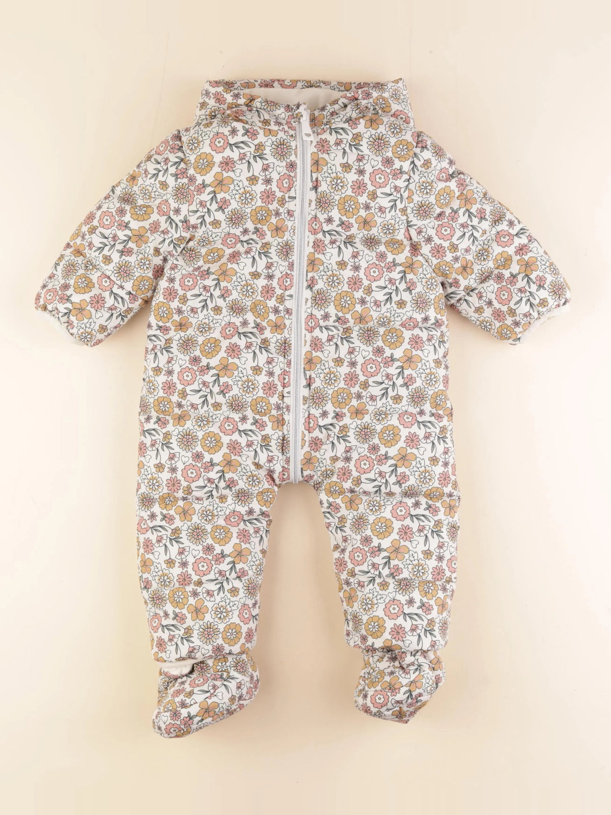 Vertbaudet - combi-pilote beige, multicolore - 12 mois