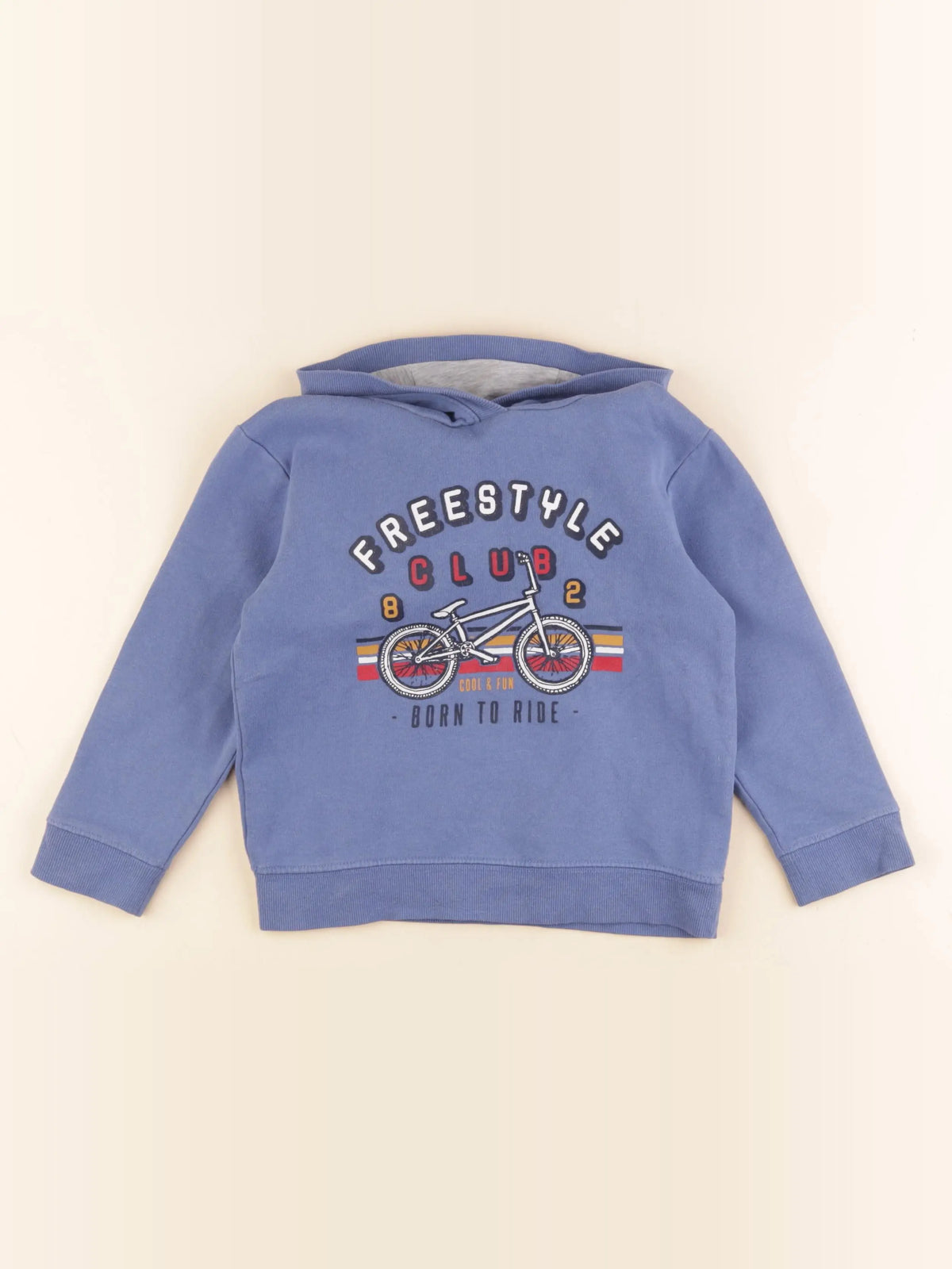Vertbaudet - sweat bleu - 5 ans