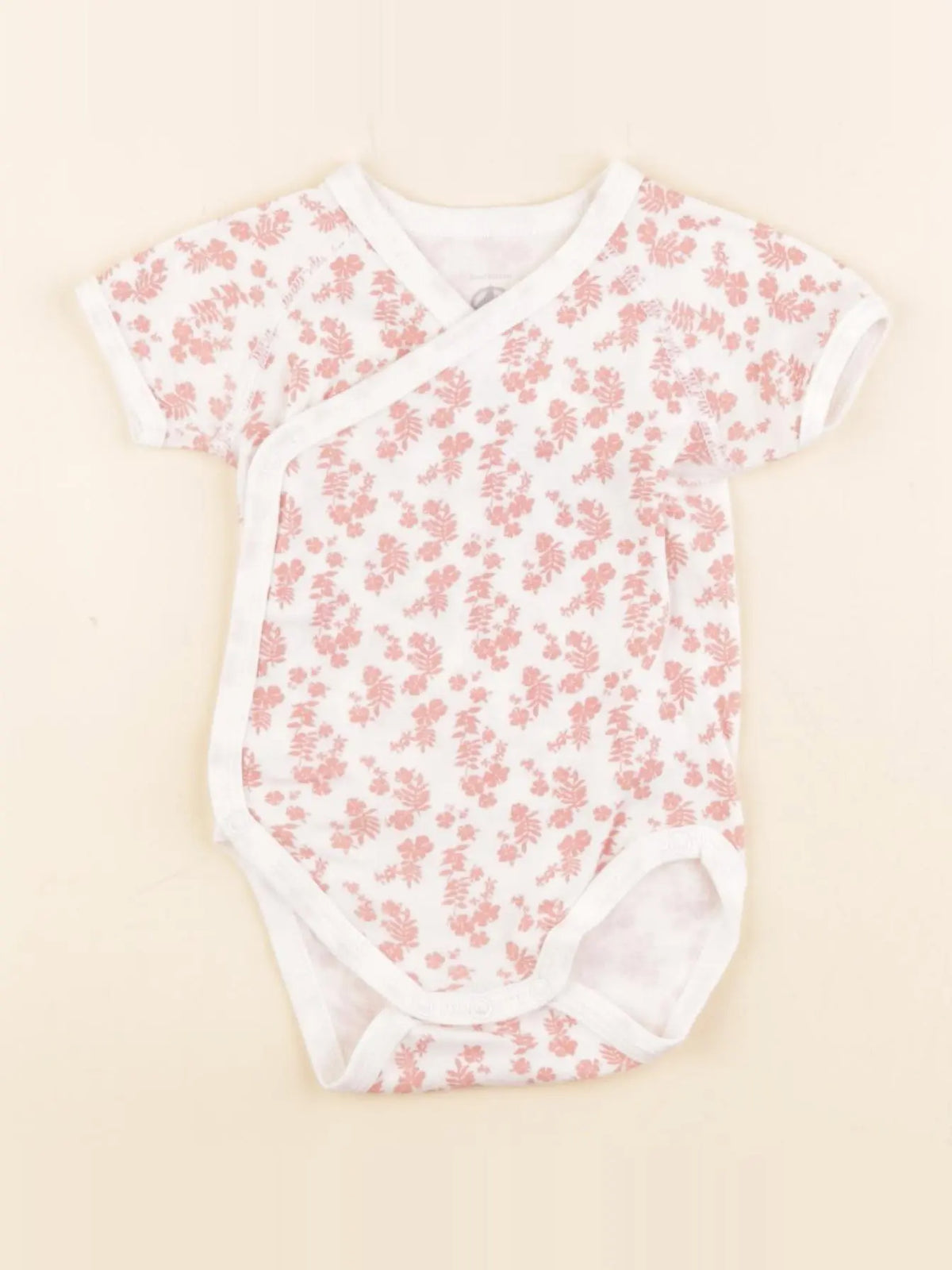 Petit Bateau - body rose - 3 mois