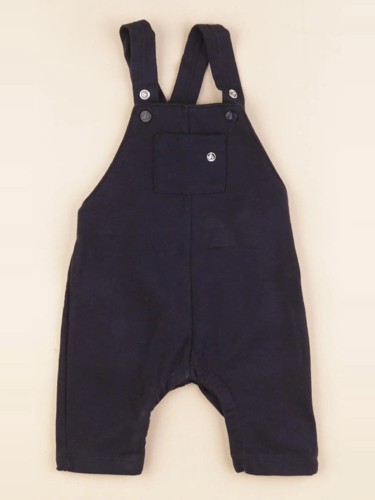Petit Bateau - salopette bleu - 3 mois