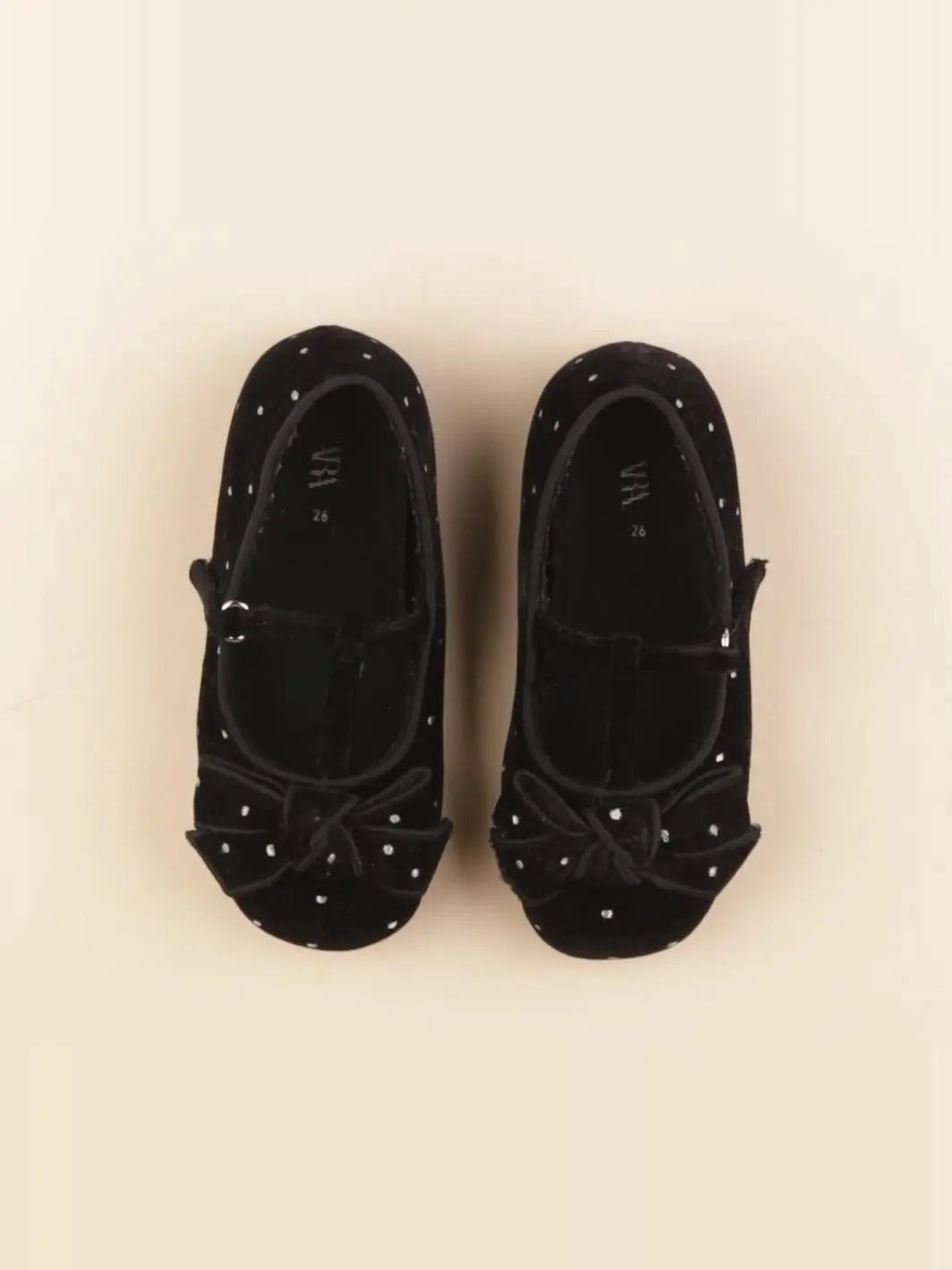 Zara - ballerines noir, argent - pointure 26
