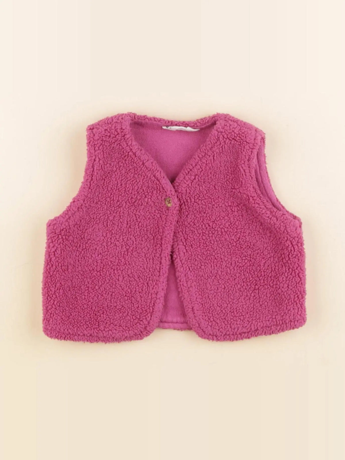 Lililotte - gilet rose - 3/6 mois