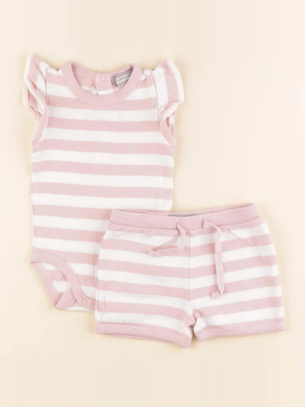 Boutchou - ensemble rose - 3 mois