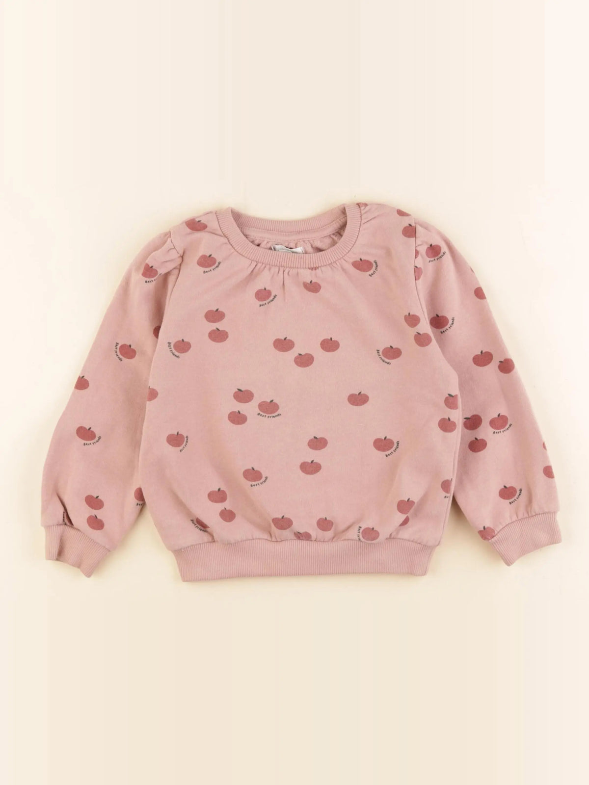 Vertbaudet - sweat rose - 3 ans