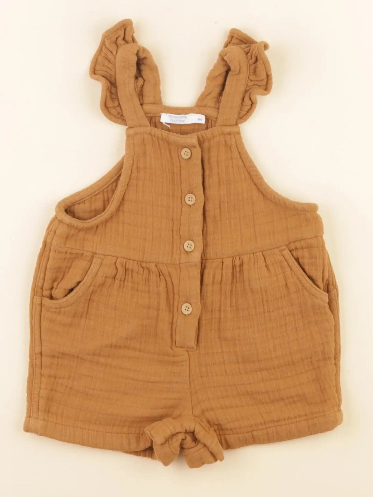 Boutchou - combinaison marron - 9 mois