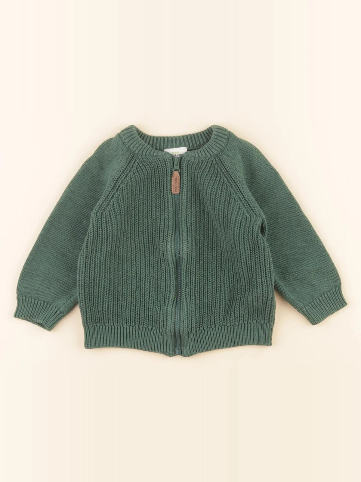 Tape à l'oeil - gilet vert - 12 mois