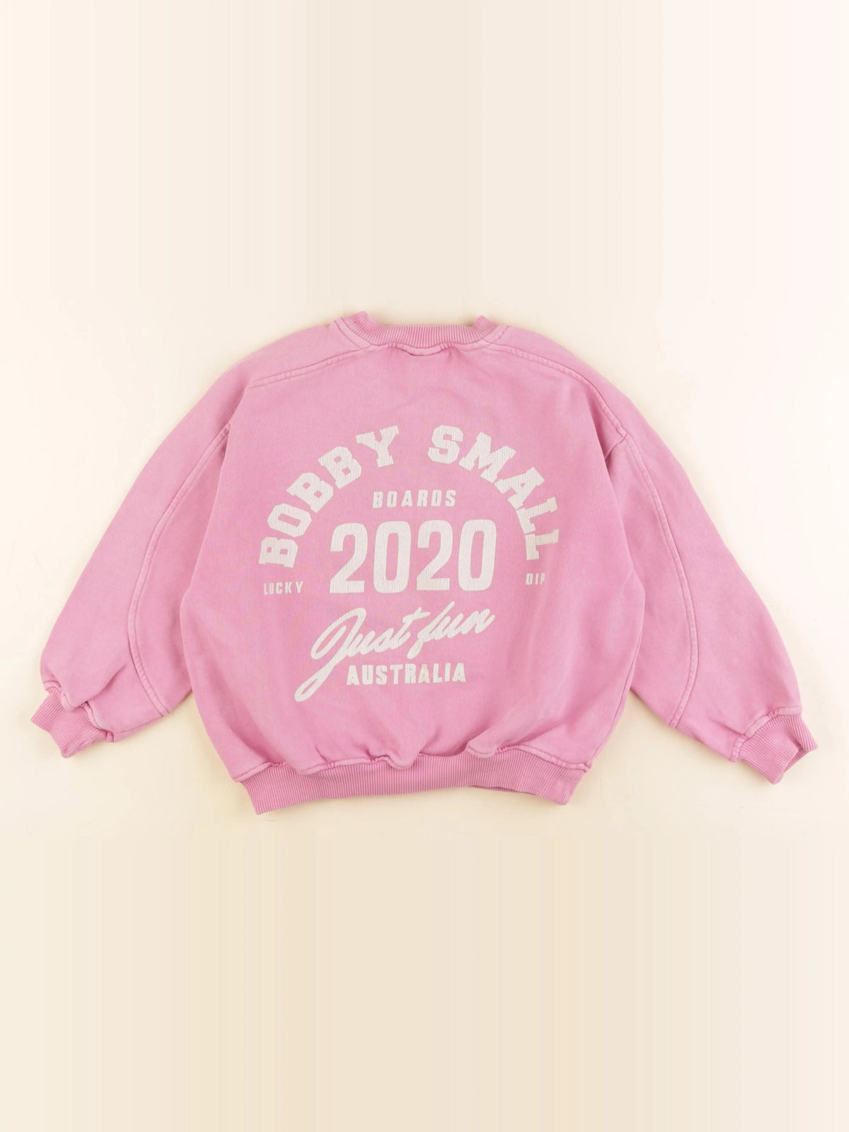 Zara - sweat imprimé au dos rose - 4 ans