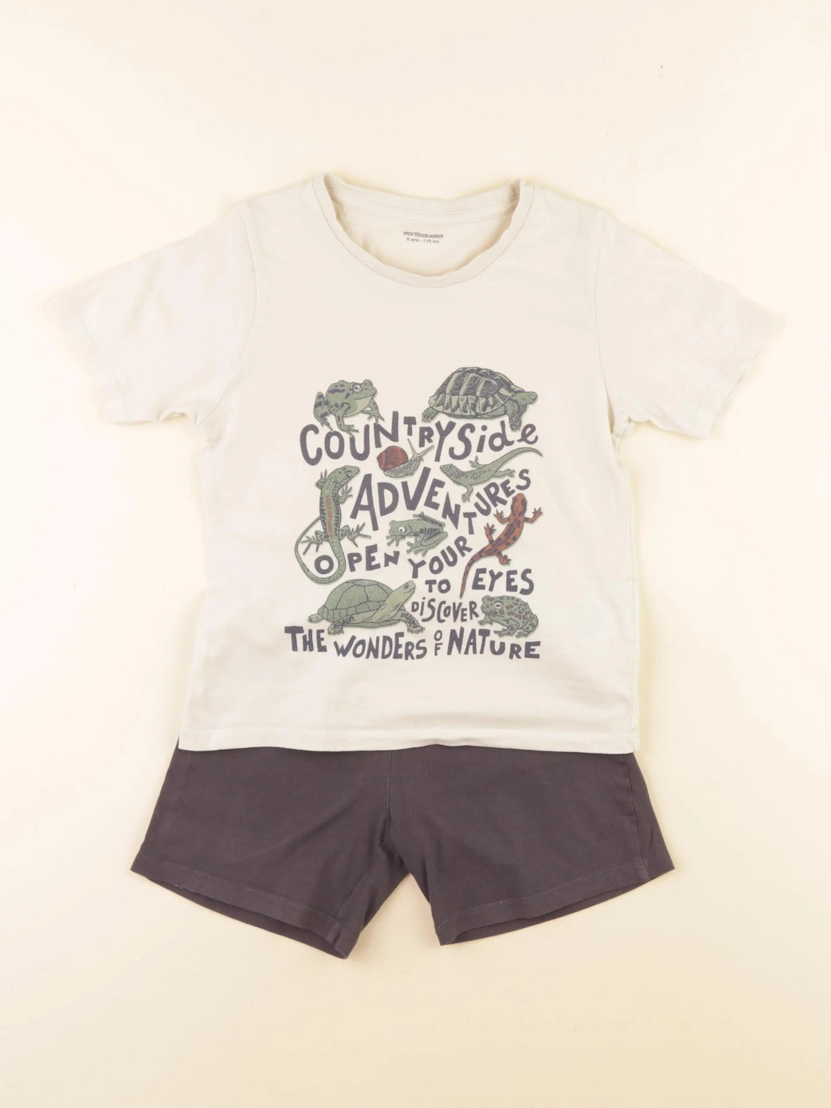 Vertbaudet - pyjama coton multicolore - 6 ans