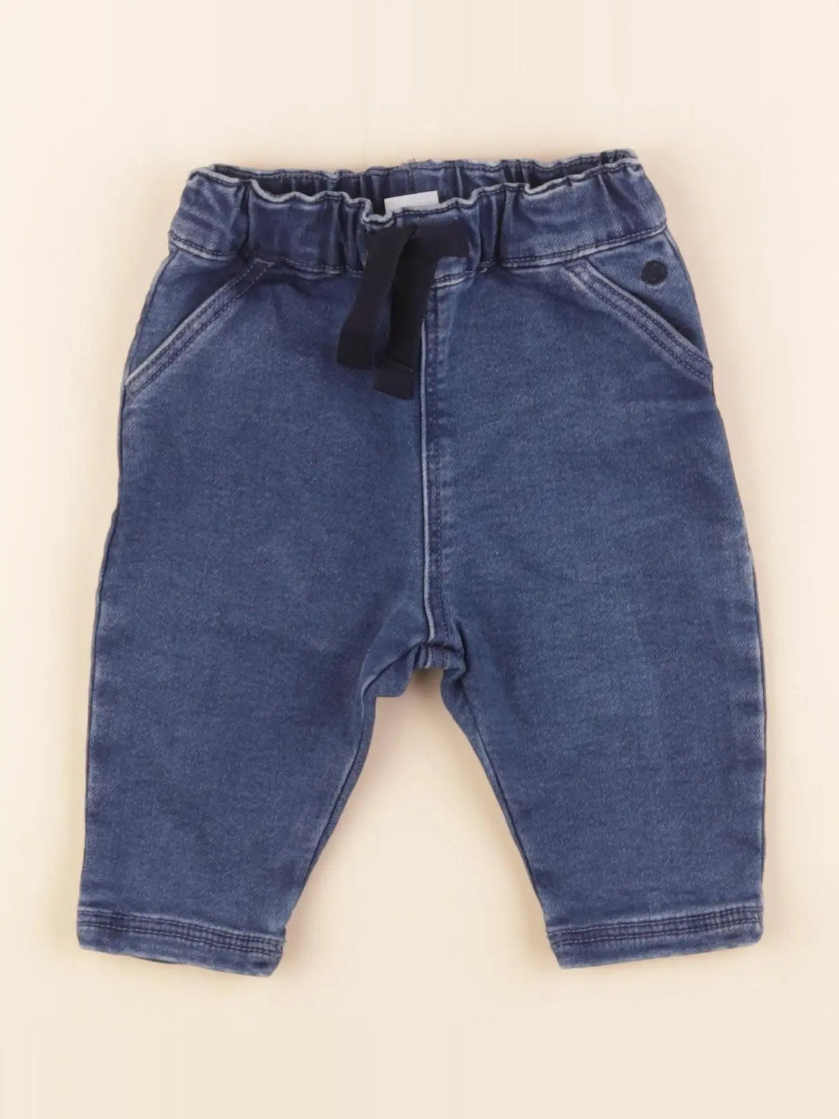 Petit Bateau - jean bleu - 3 mois