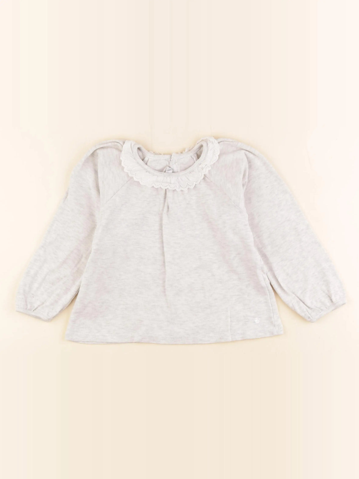 Petit Bateau - tee-shirt gris - 36 mois