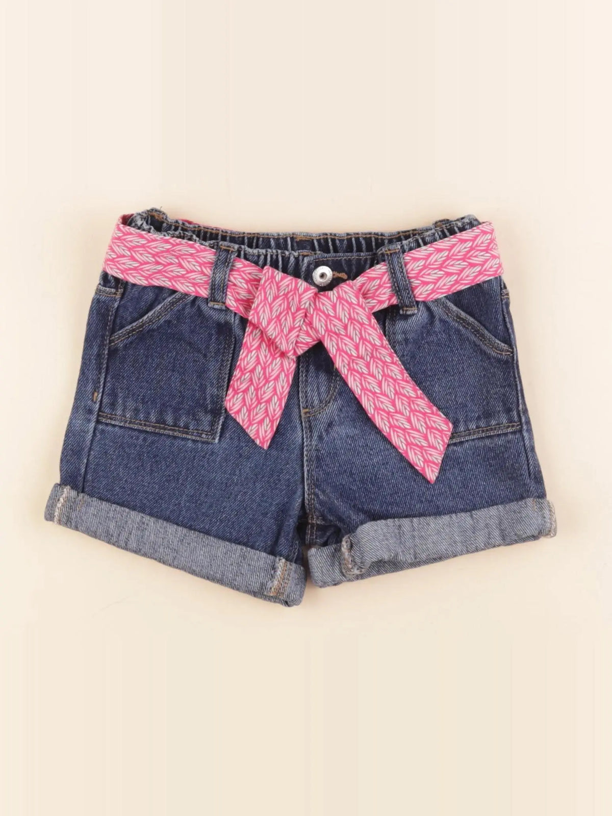 Vertbaudet - short bleu - 4 ans