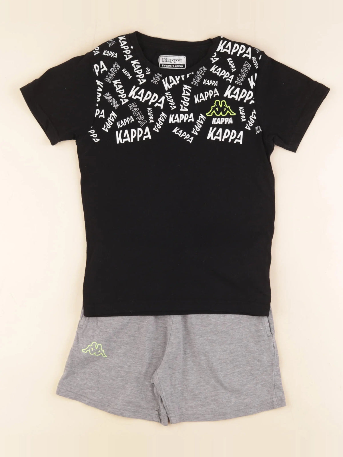 Kappa - ensemble gris, noir - 8 ans