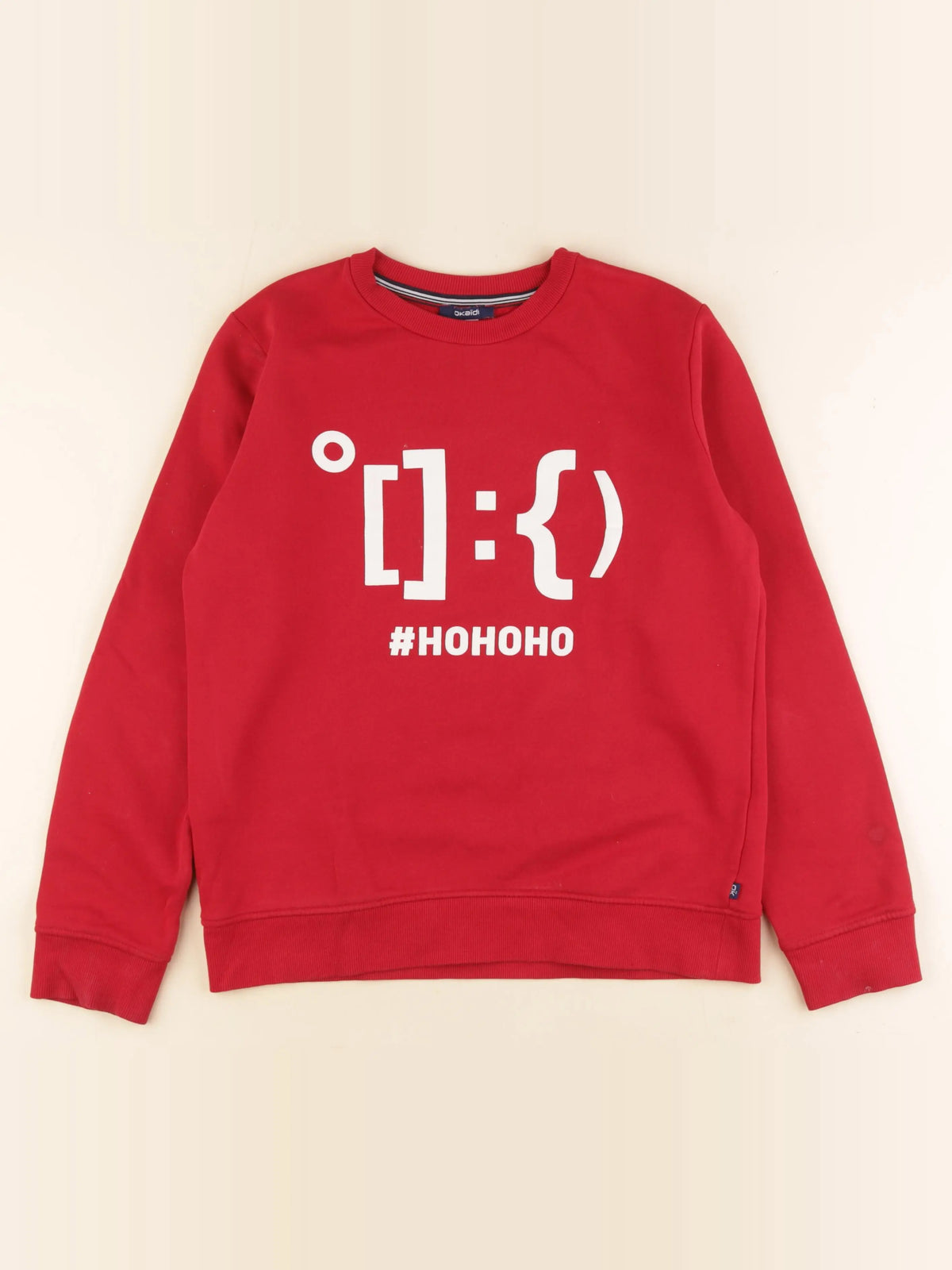 Okaidi - sweat rouge - 12 ans