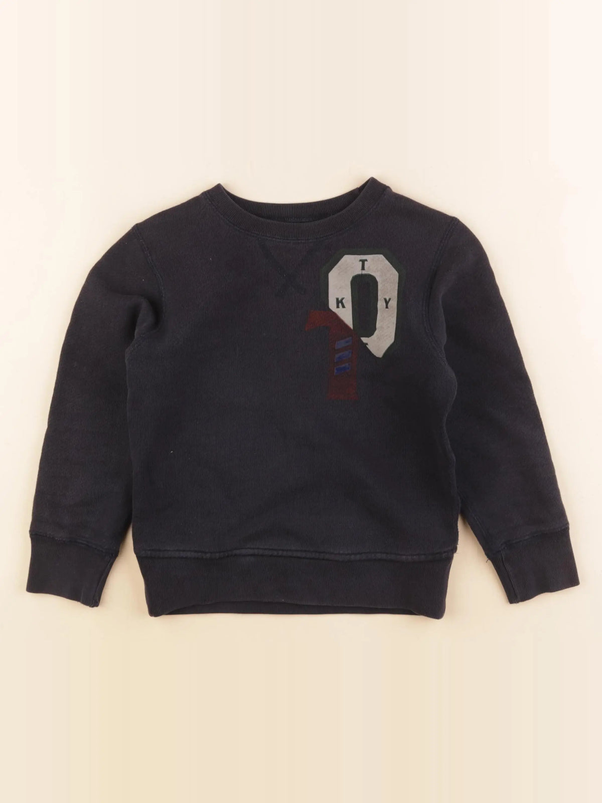 Bellerose - sweat bleu - 4 ans