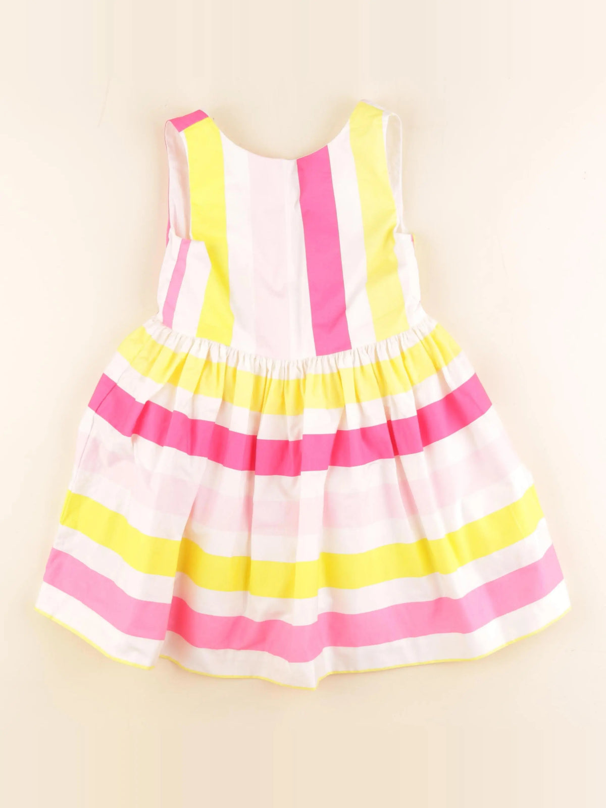 Jacadi - robe jaune, rose - 5 ans