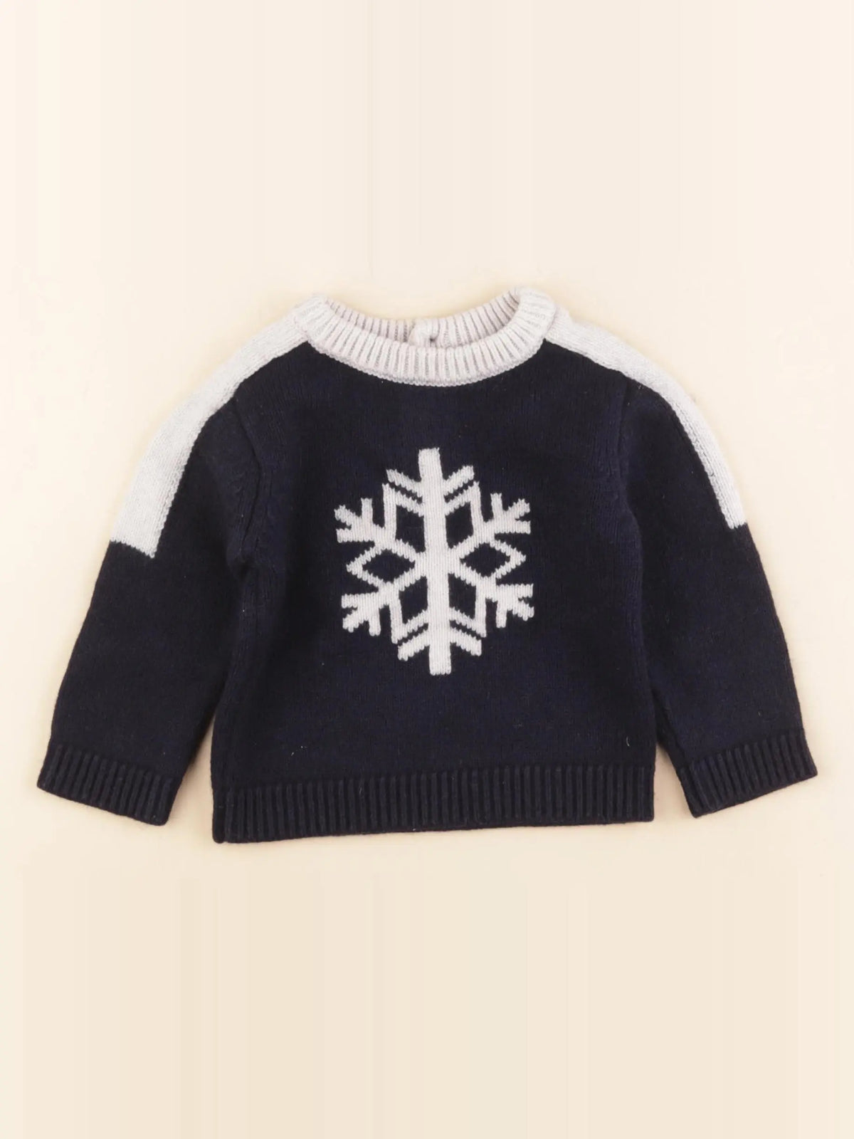 Jacadi - pull bleu - 12 mois