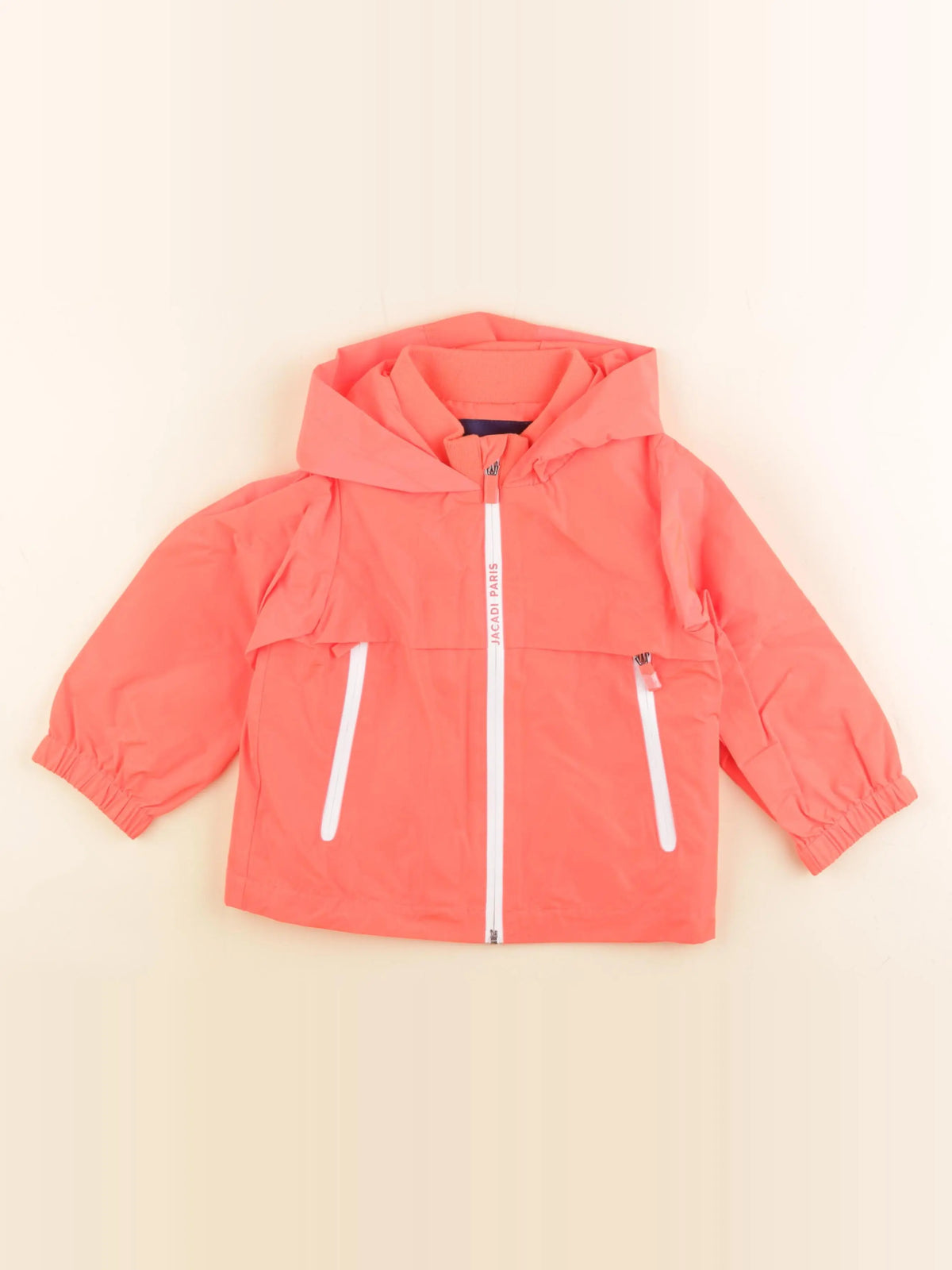 Jacadi - coupe-vent orange fluo - 36 mois