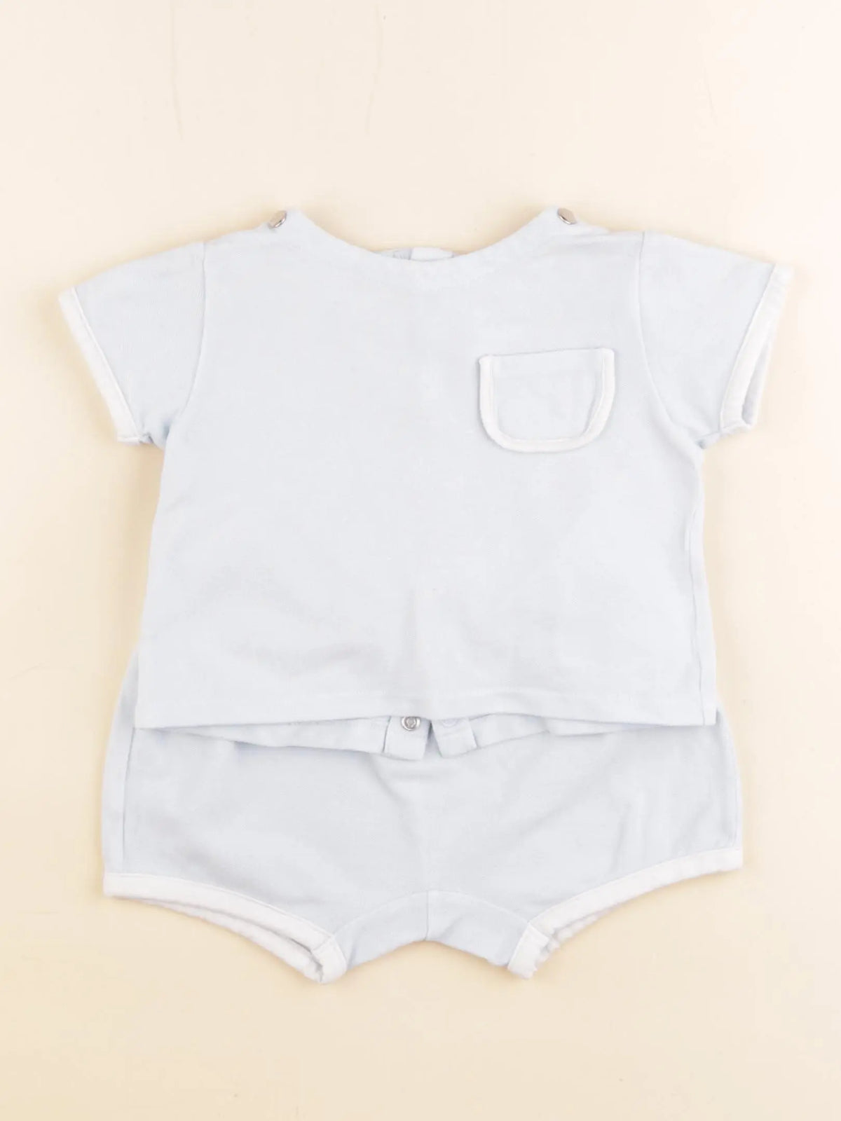 Jacadi - ensemble bleu - 12 mois