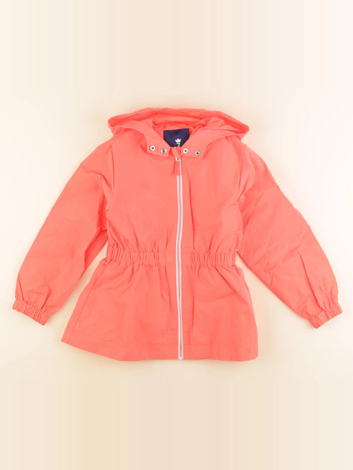 Jacadi - imperméable orange fluo - 6 ans