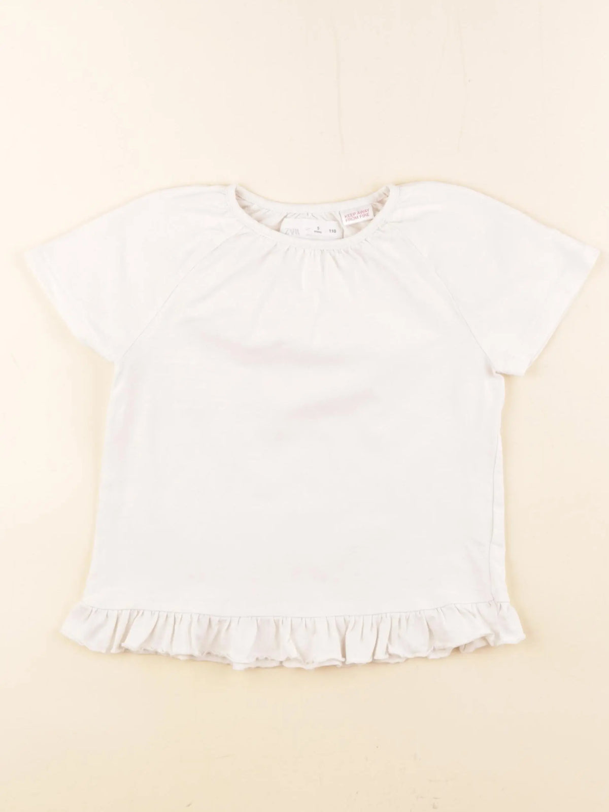 Zara - tee-shirt beige - 5 ans