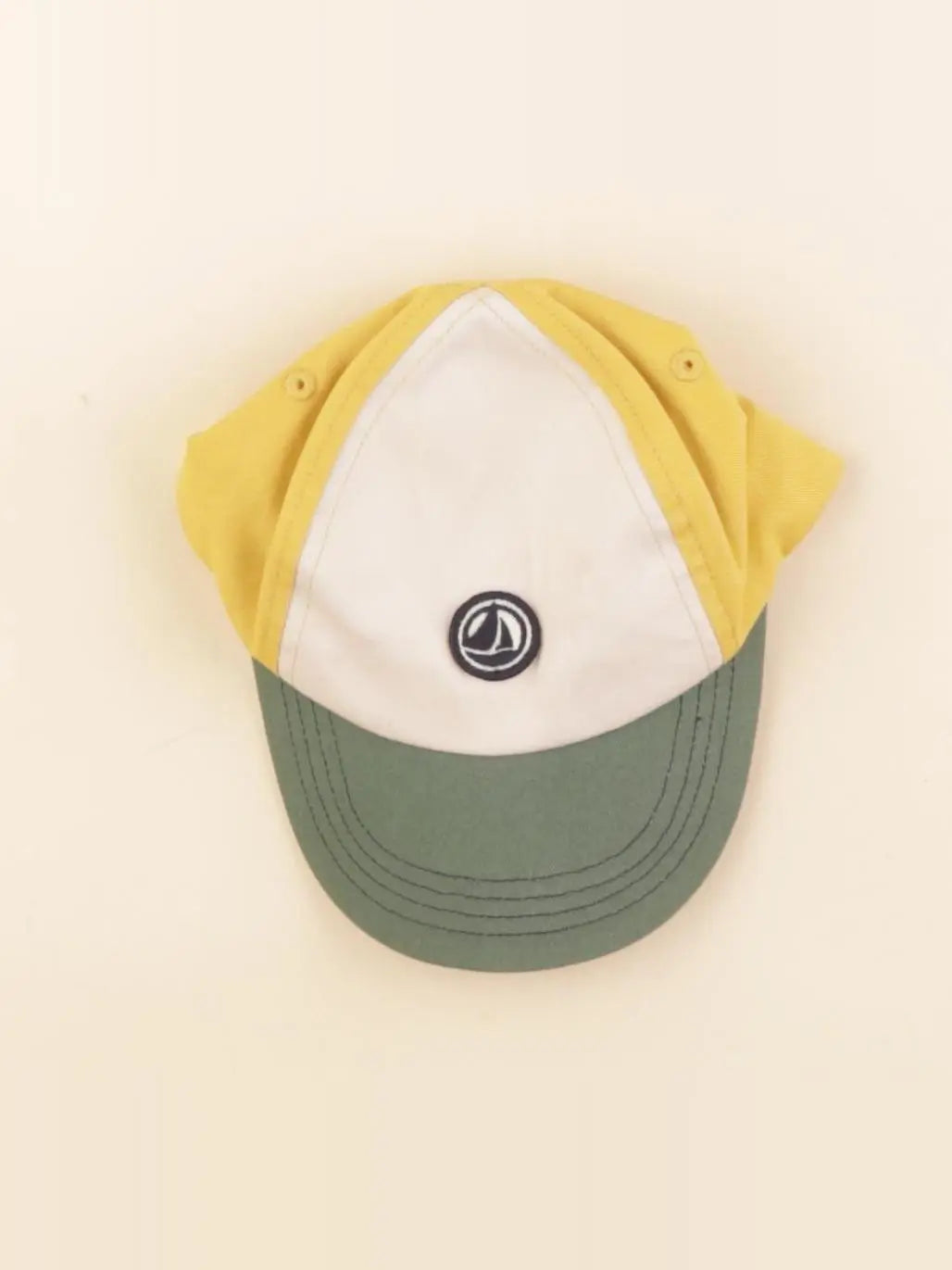 Petit Bateau - casquette beige, jaune, vert - 12/18 mois