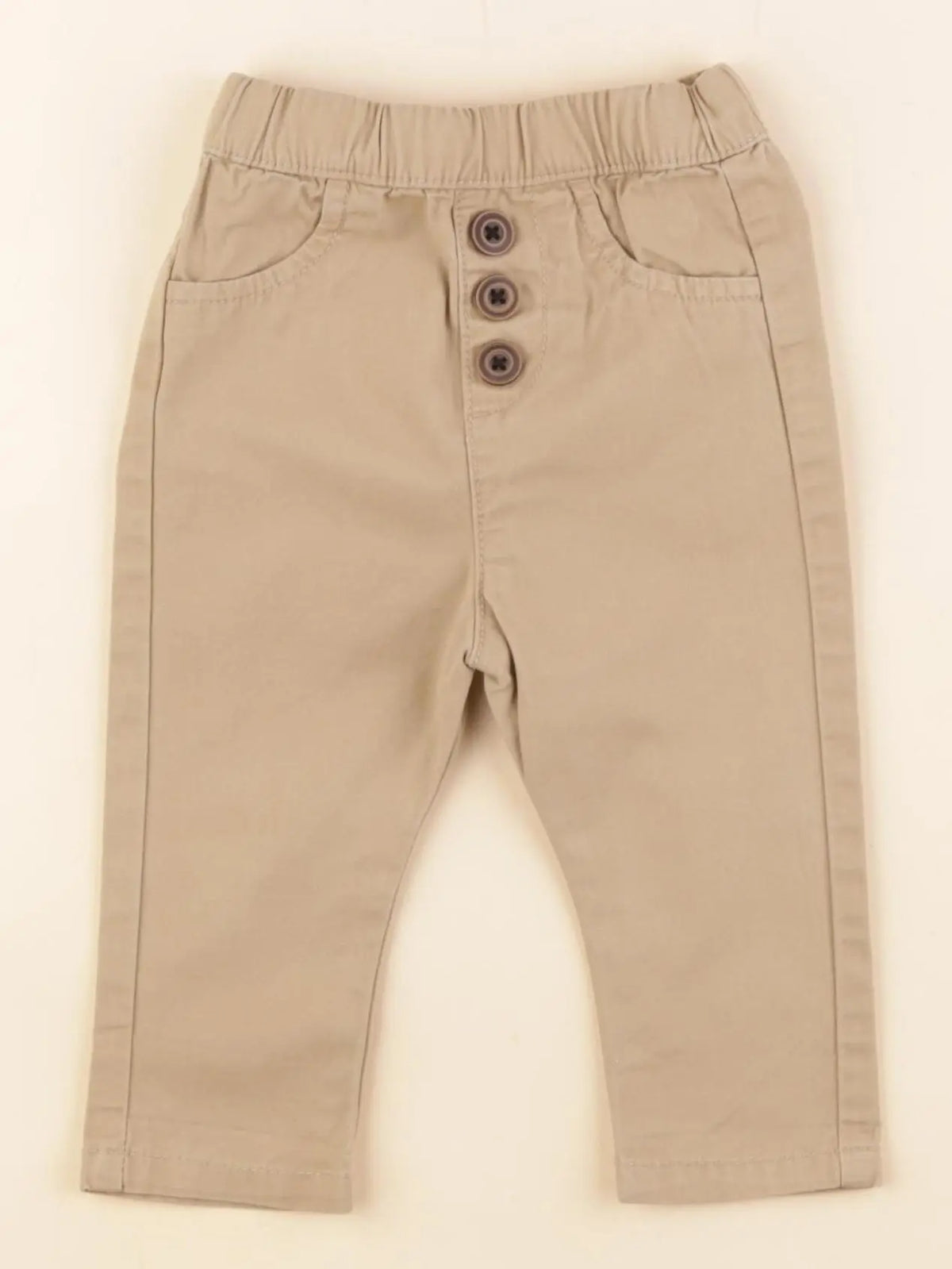 Tape à l'oeil - pantalon beige - 6 mois