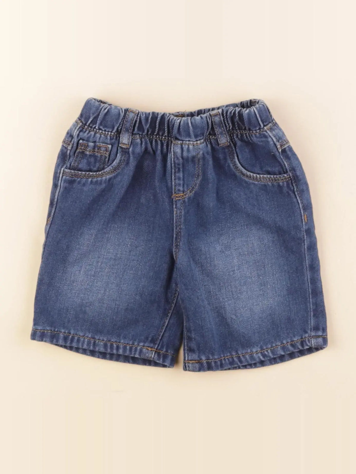 Tape à l'oeil - short bleu - 12 mois