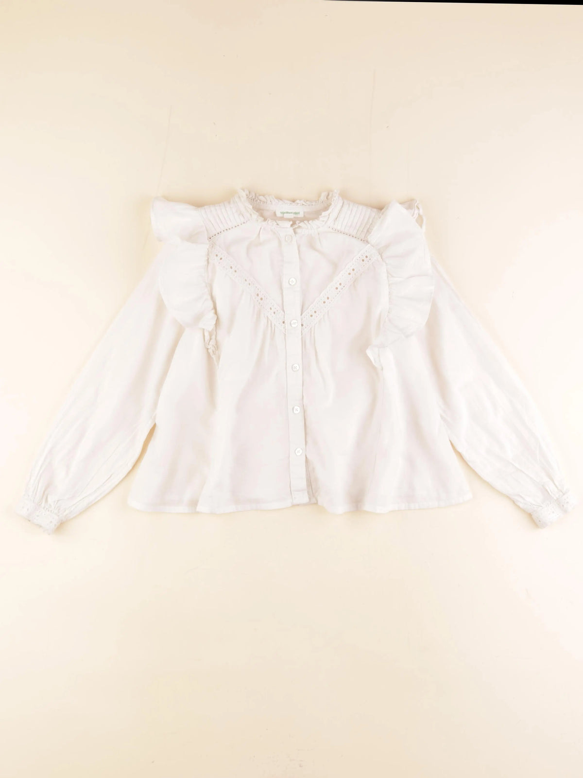 Vertbaudet - blouse blanc - 8 ans