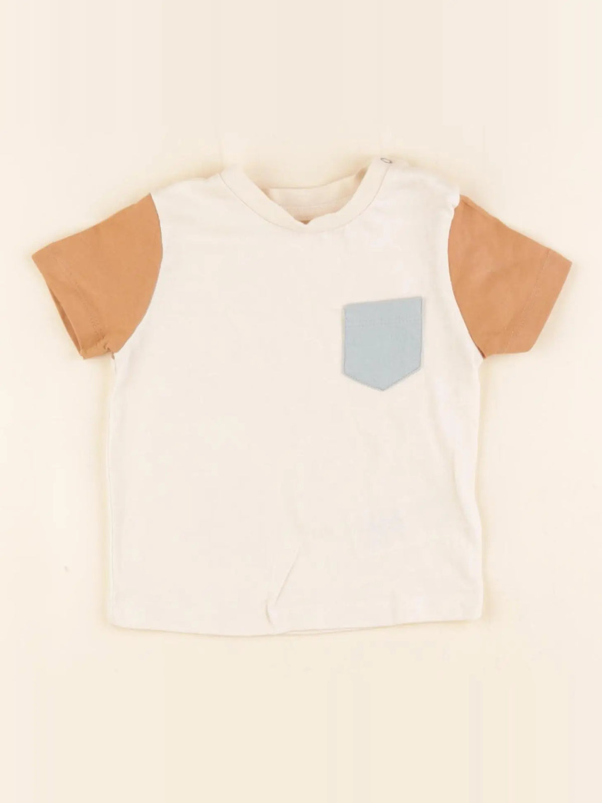 Vertbaudet - tee-shirt multicolore - 6 mois