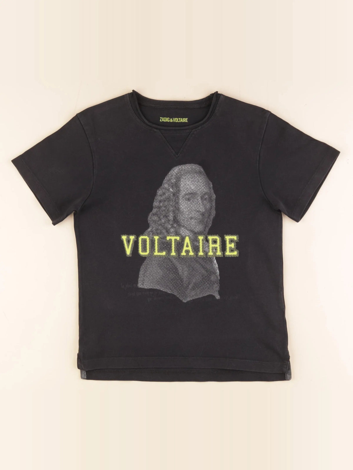 Zadig & Voltaire - tee-shirt noir - 8 ans