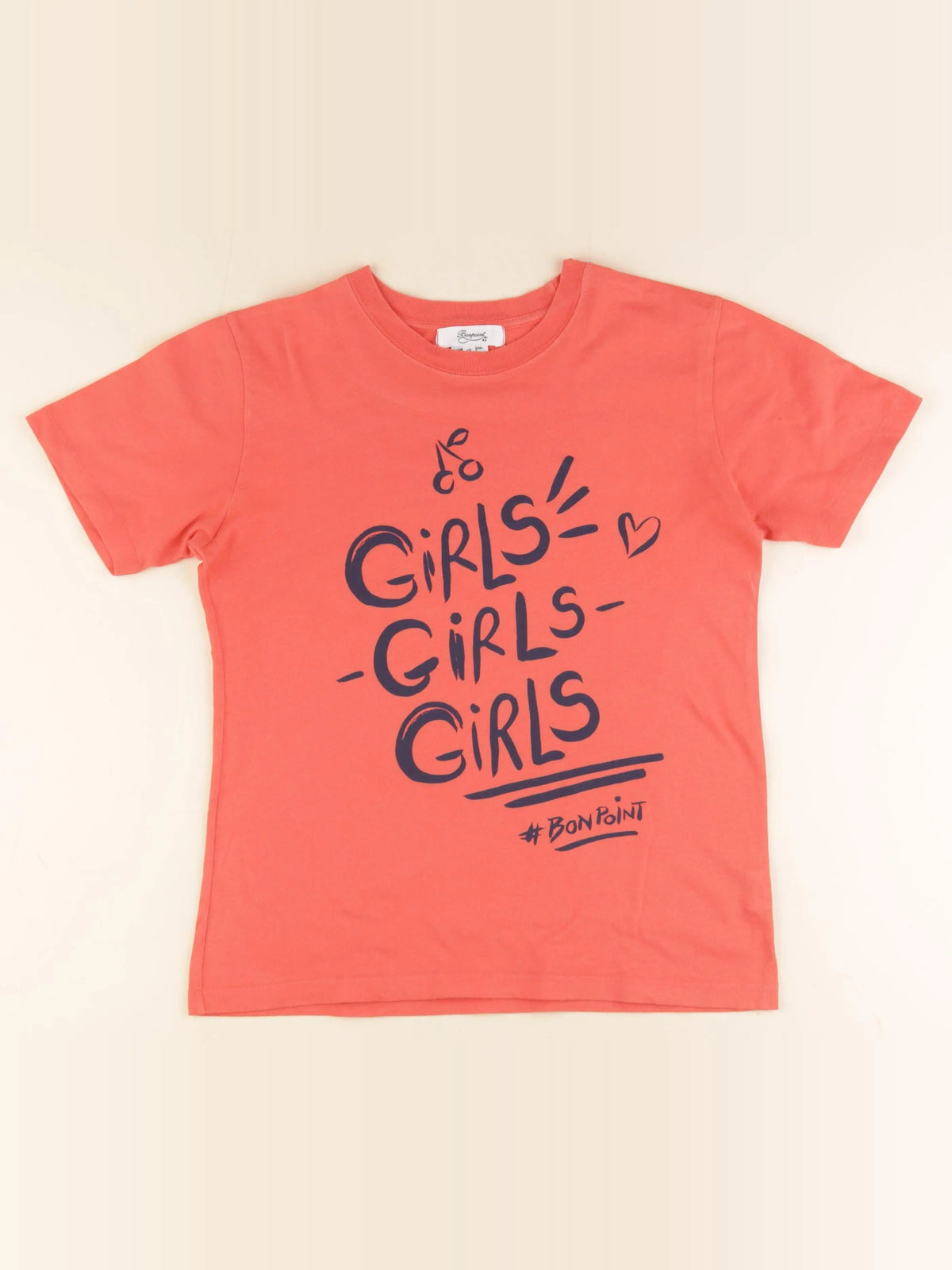 Bonpoint - tee-shirt orange - 12 ans