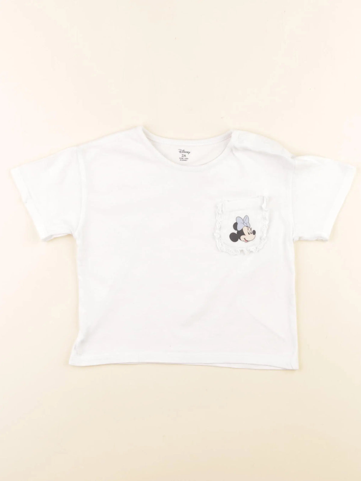 Disney - tee-shirt blanc - 2 ans
