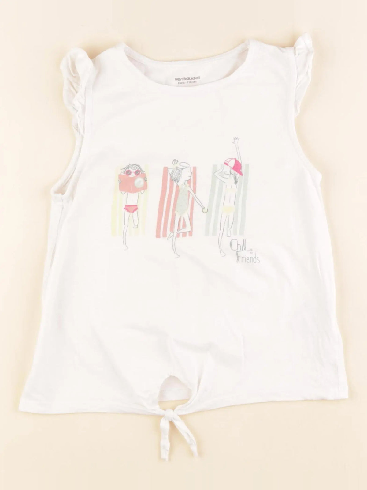 Vertbaudet - débardeur multicolore - 6 ans