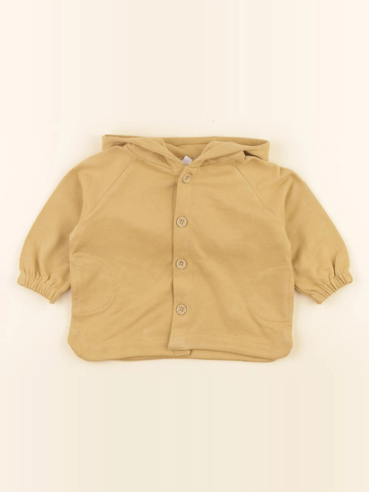 Vertbaudet - sweat jaune - 3 mois