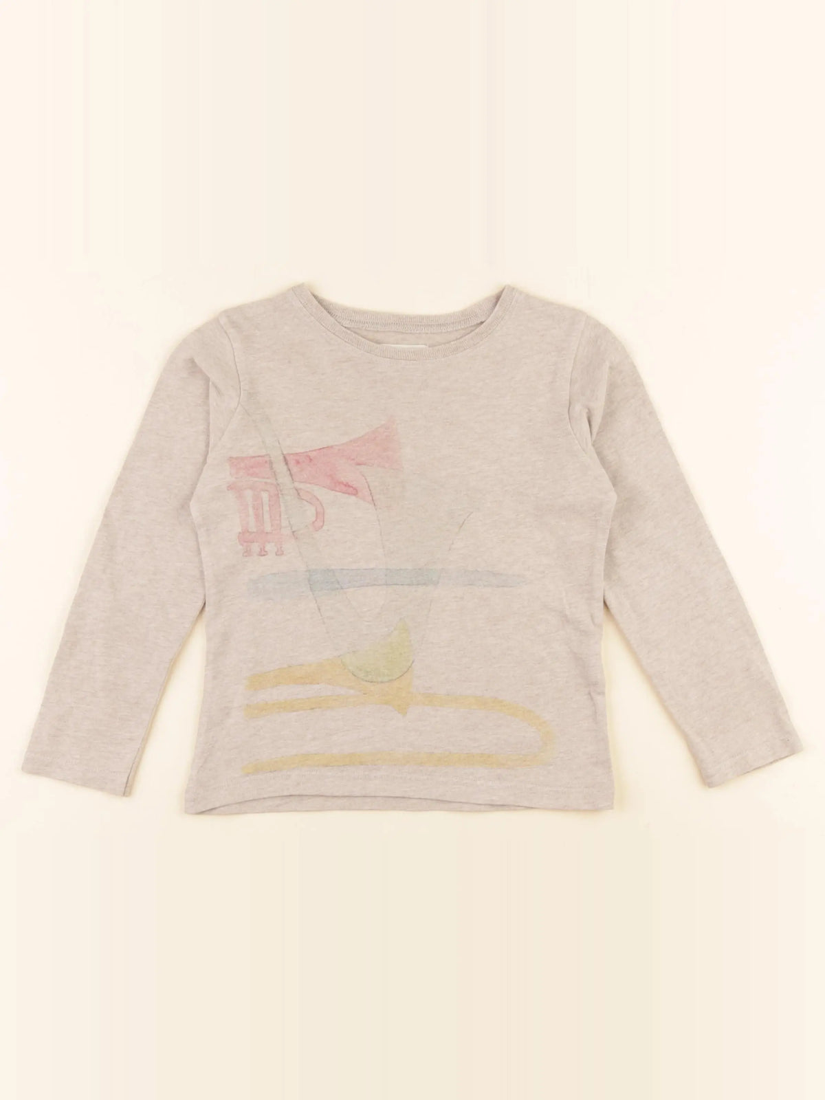 Arsène et les pipelettes - tee-shirt beige - 4 ans
