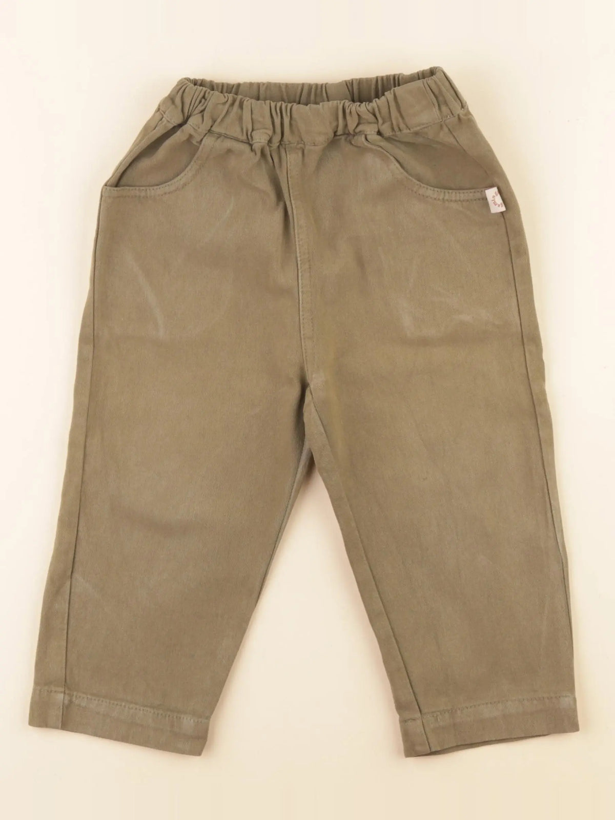 Gamin gamine - pantalon vert - 3 ans