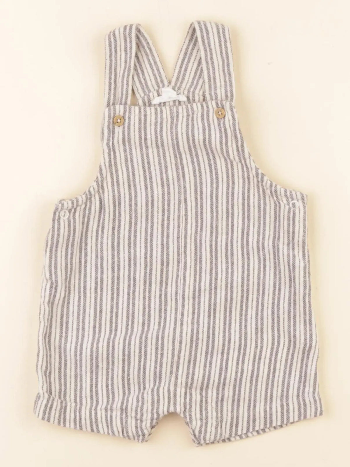 Vertbaudet - salopette gris - 3 mois