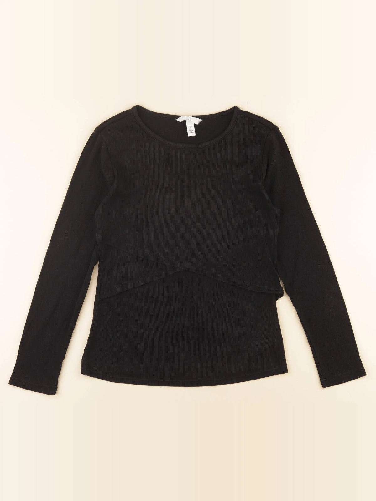 H&M - tee-shirt grossesse noir - s