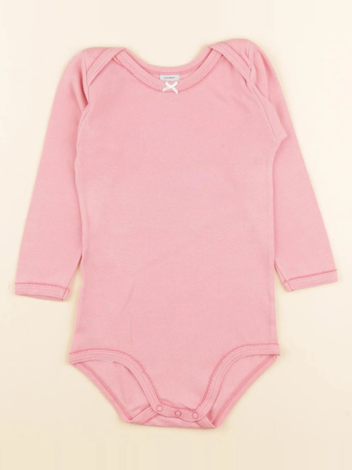 Petit Bateau - body rose - 24 mois
