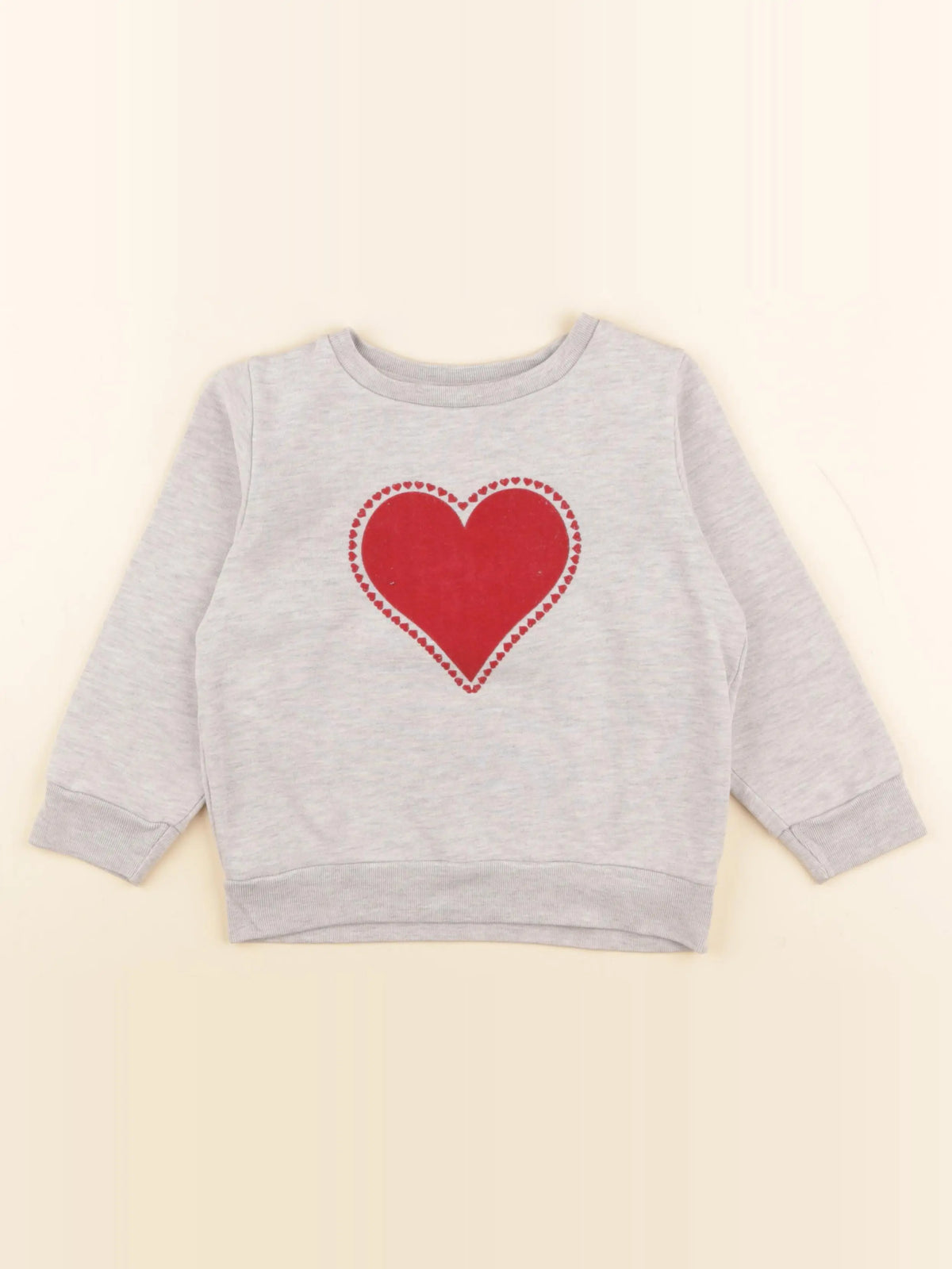 Petit Bateau - sweat gris - 5 ans