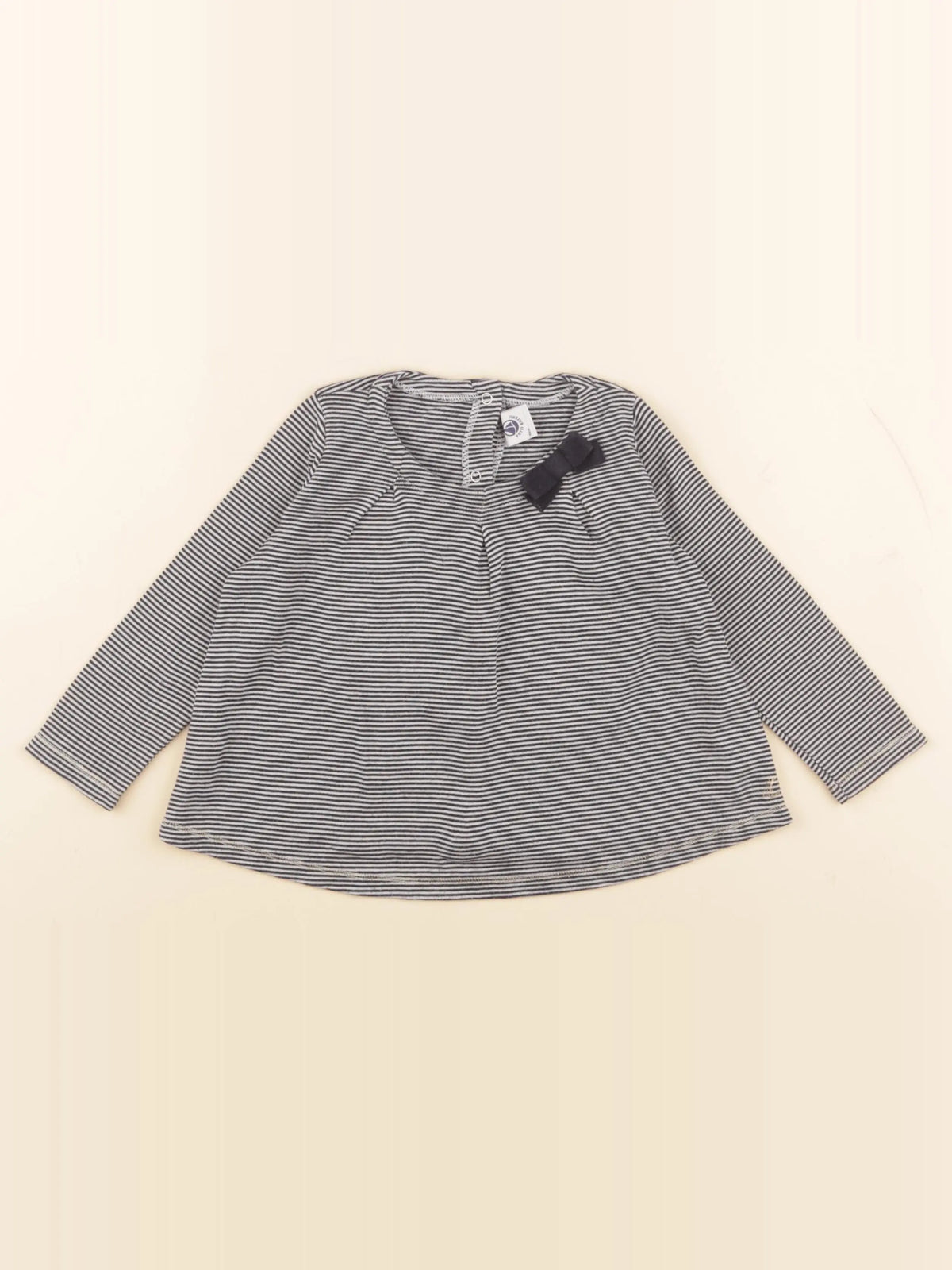Petit Bateau - tee-shirt bleu - 24 mois