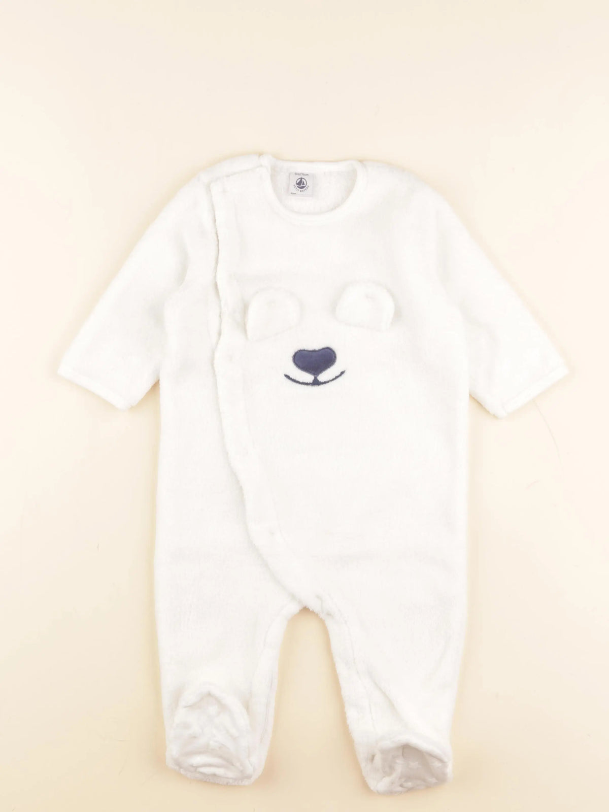 Petit Bateau - sur-pyjama beige - 12 mois