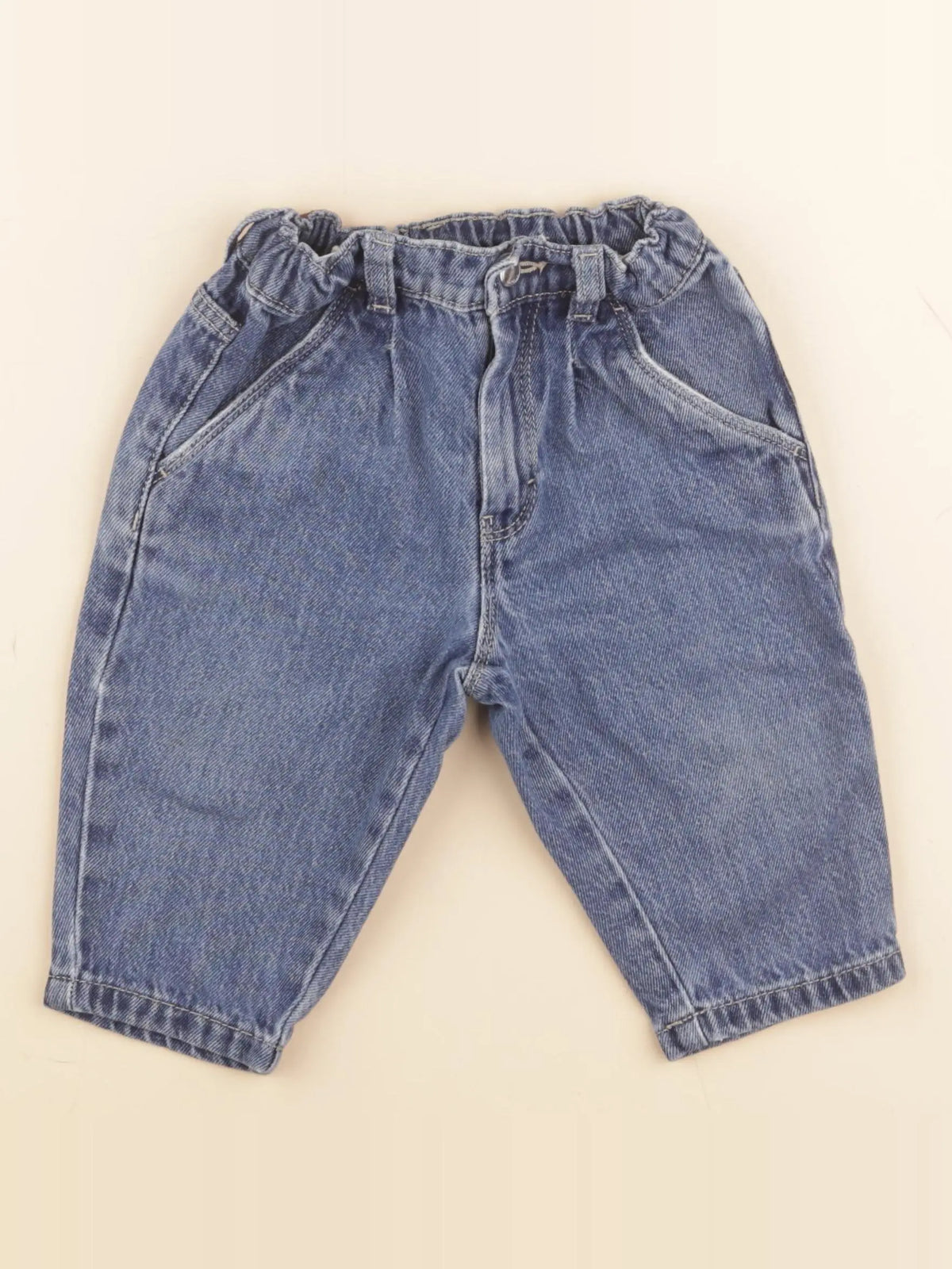 Petit Bateau - jean bleu - 18 mois