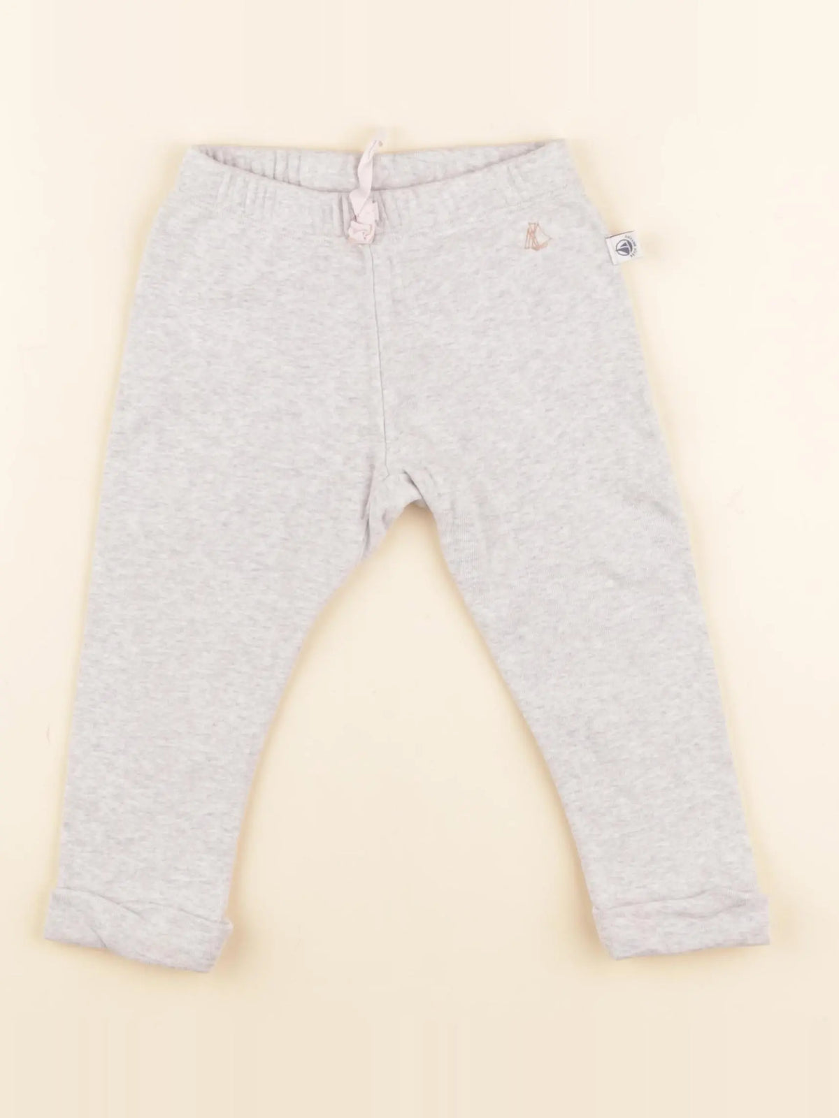 Petit Bateau - legging gris - 18 mois